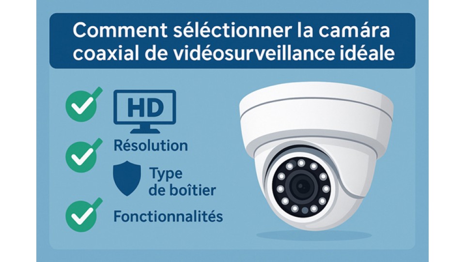 Comment sélectionner la caméra coaxial de vidéosurveillance idéale